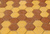 Плитка тротуарная Шестигранник h=70 мм коричневый вибропресс. #3