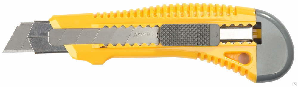 Нож STAYER Standart с сегментированным лезвием,инстрементальная сталь,18мм