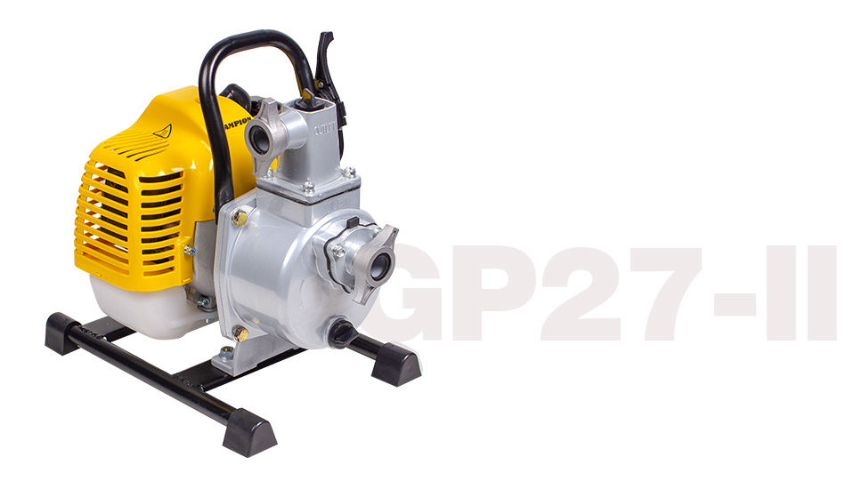 Мотопомпа для чистой воды CHAMPION GP27-II
