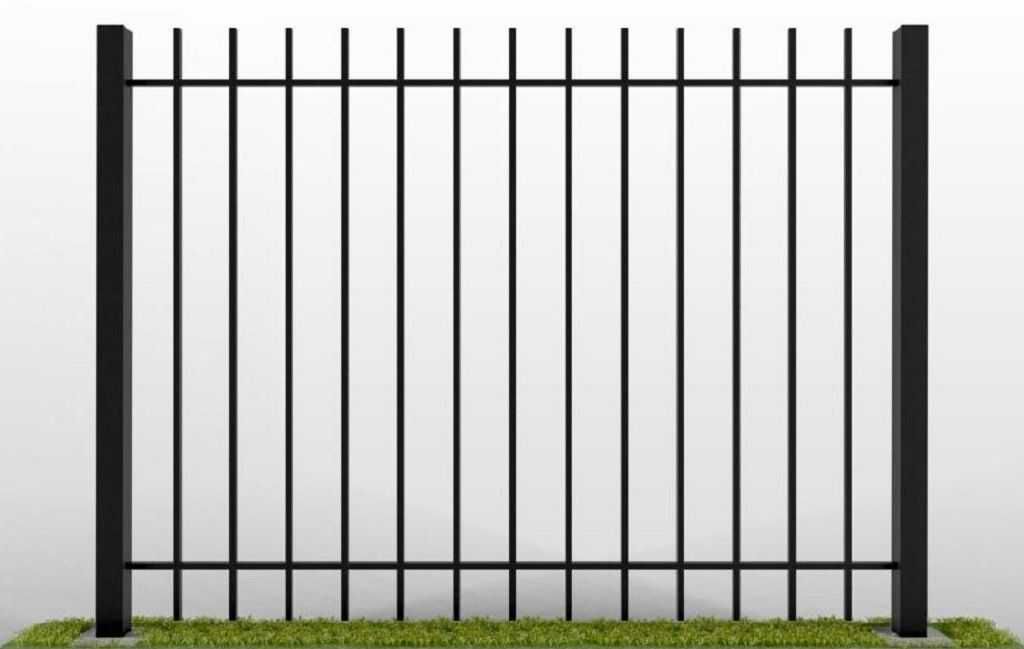 Металлическая ограда из профиля 3,5 м