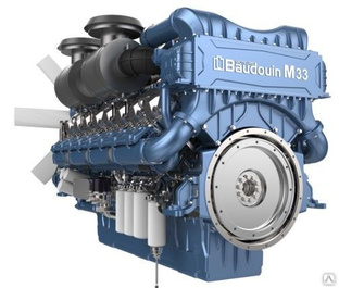 Дизельный двигатель Baudouin 16M33G1700/5 #1