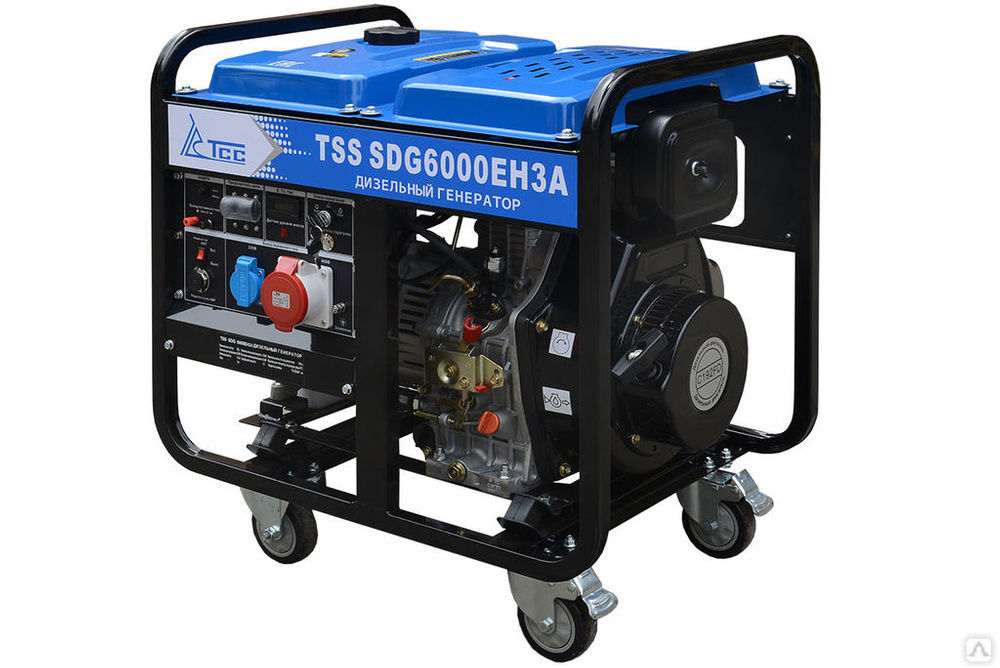 Дизель генератор TSS SDG 6000EH3A 1