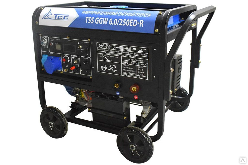 Инверторный бензиновый сварочный генератор TSS GGW 6.0/250ED-R3