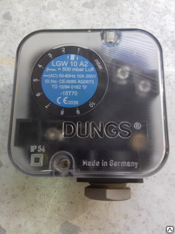Датчик-реле давления дифференциальный Dungs 107417 LGW 10 A2