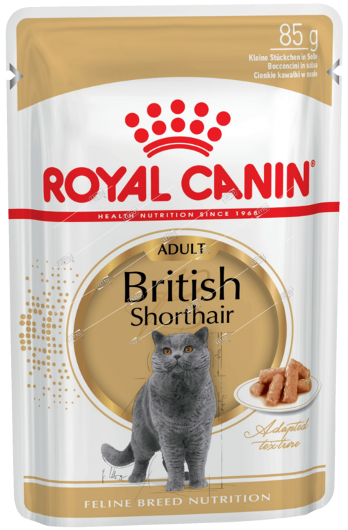 Корм для кошек Британская короткошерстная 85 г соус ROYAL CANIN