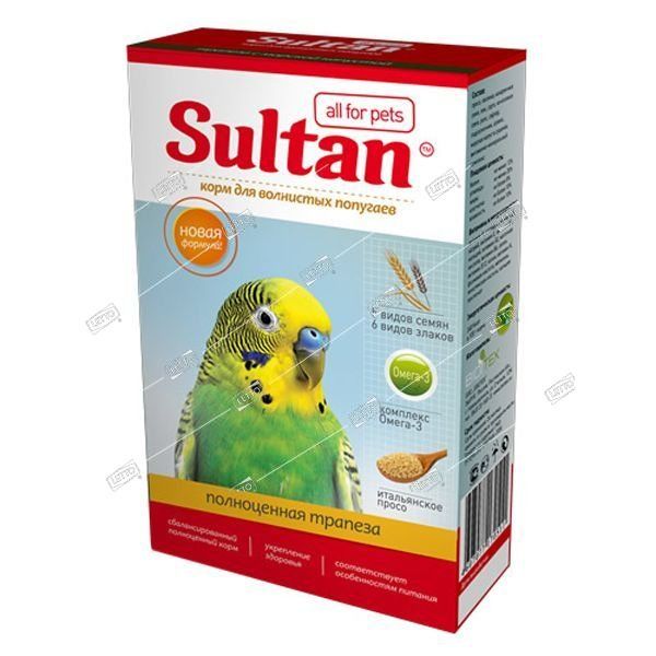Корм для волнистых попугаев Стандарт 500 гр (14) 0504 Султан