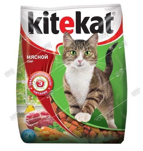 Корм для кошек Мясной пир 800 г KiteKat
