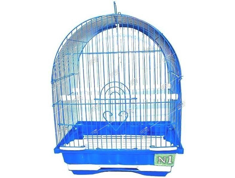Клетка для птиц овальная, укомплектованная, 30х23х39 см, №1