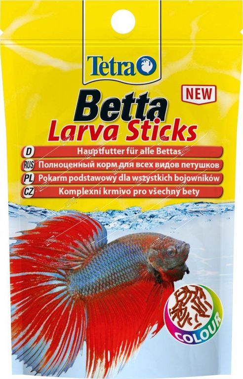 Корм для петушков и др.рыб в виде мотыля, Tetra Betta LarvaSticks 5 гр