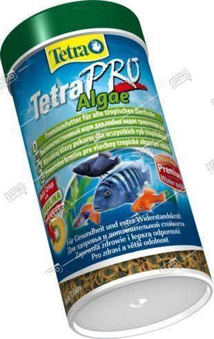 Корм для рыб TetraPro Algae Crips для всех видов, чипсы 250 мл