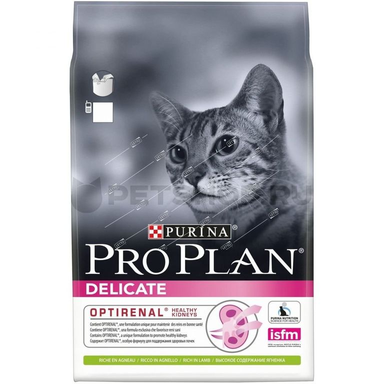 Корм для кошек с чувствительным пищеварением Ягненок 400 г PURINA Pro Plan