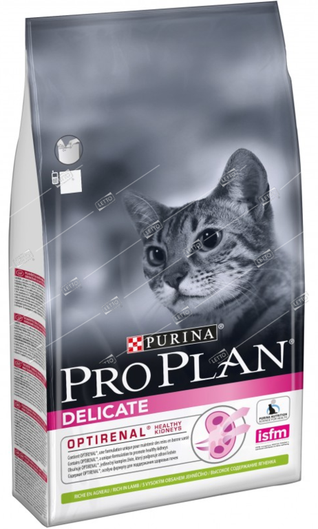 Корм для кошек с чувств пищеварением Ягненок 1,5 кг DELICATE