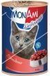 Корм для кошек Говядина 350 г консервы MonAmi