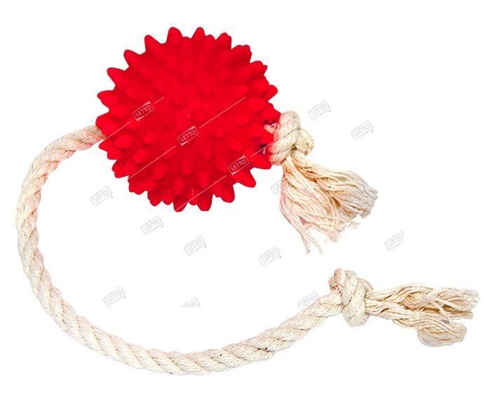 Игрушка для собак Мяч на веревке Зооник