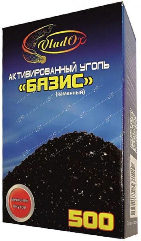 Уголь активированный древесный БАЗИС, VladOx 500 мл