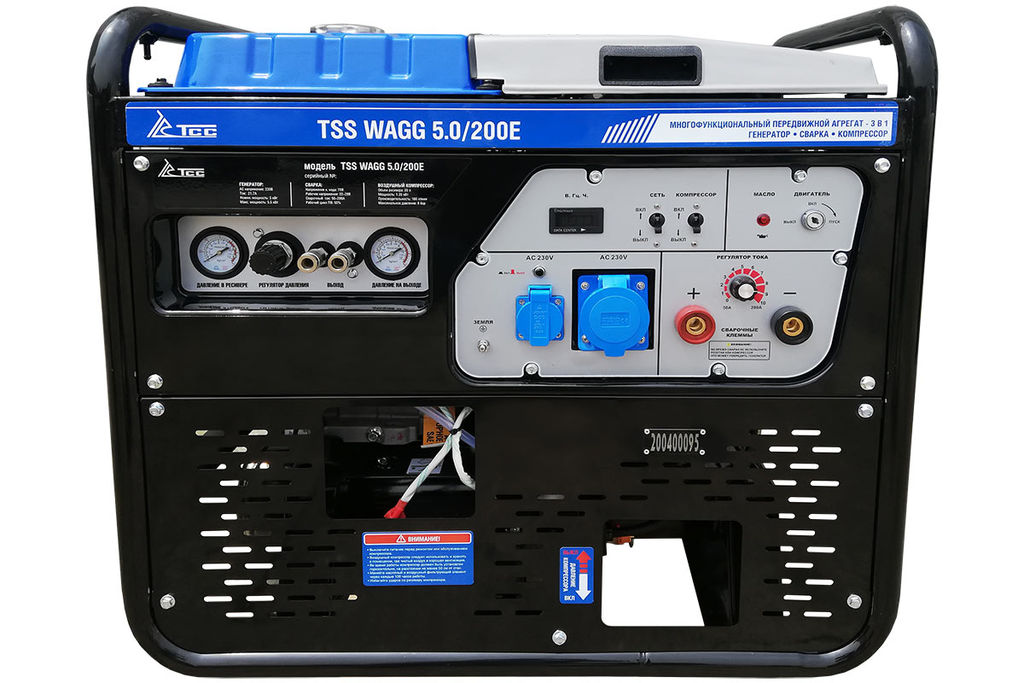 Многофункциональный мобильный агрегат 3 в 1 TSS WAGG 5.0/200E ТСС
