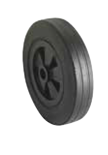 Подкатное колесо Winterhoff прицепа 50 мм, 200 кг Winterhoff RAD 200 V (цельнорезиновое)