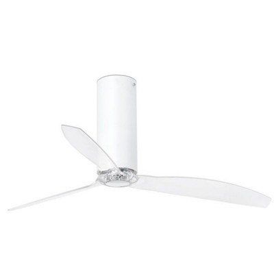 Вентилятор без подсветки Faro Tube Fan Shiny White