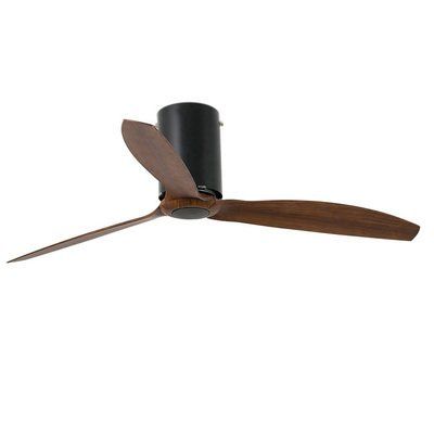 Вентилятор без подсветки Faro Mini Tube Fan Wood Black