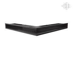 Вентиляционная решетка для камина Kratki Люфт угловая стандарт черная 90 LU