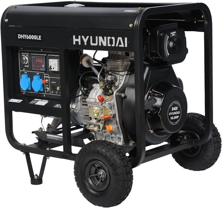 Дизельный генератор Hyundai DHY 6000LE HYUNDAI