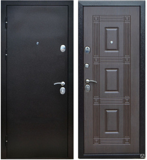 Дверь металлическая Вектор Антик медн /лиственница беленая 860х2050 прав 40325 