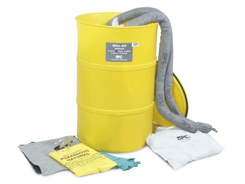 Комплекты для сбора проливов химических реагентов в резервуаре-бочке:12 сал