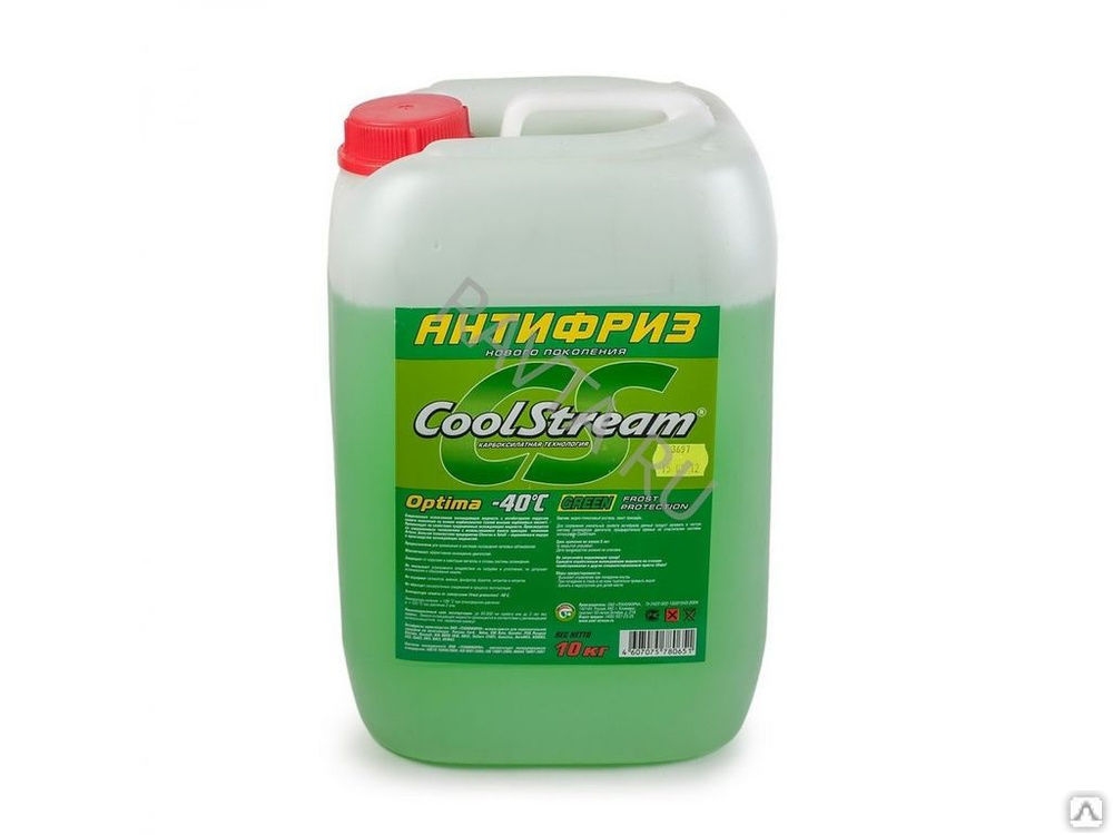 Антифриз CoolStream Optima зеленый 10 кг