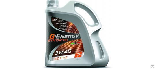 Моторное масло G-Energy ACTIVE 5w40 4л