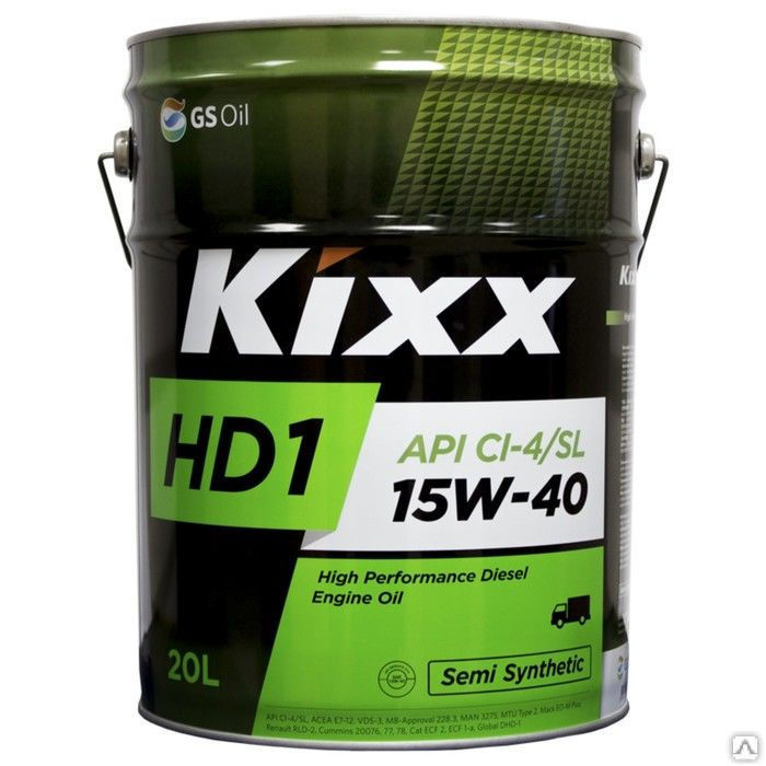 Масло моторное Kixx HD CI-4/E7 15W-40 /20л п/синт.