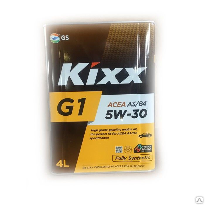 Масло моторное Kixx G1 A3/B4 5W-30 /4л синт.