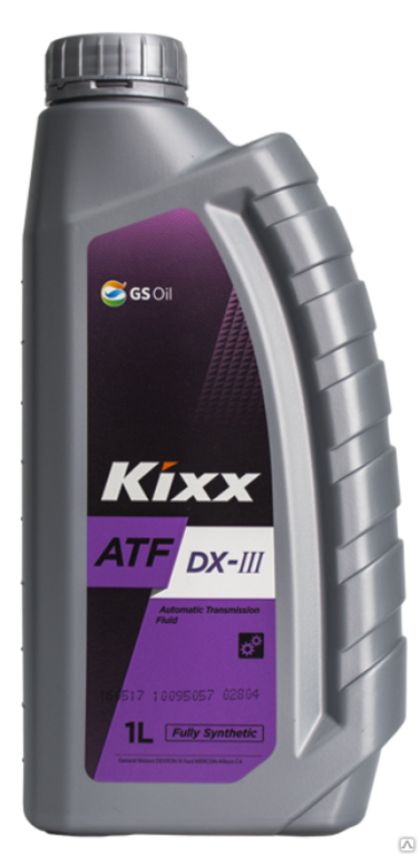 Трансмиссионная жидкость Kixx ATF DX-III 1 л синтетика