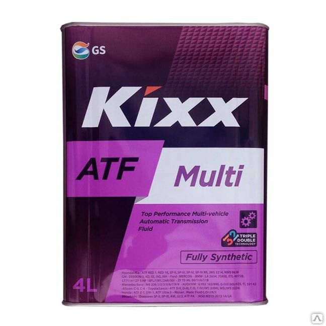 Трансмиссионная жидкость Kixx ATF Multi /4 л мет. синт.