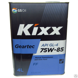 Масло трансмиссионное Kixx Geartec FF GL-4 75W-85 /4л п/синт. 