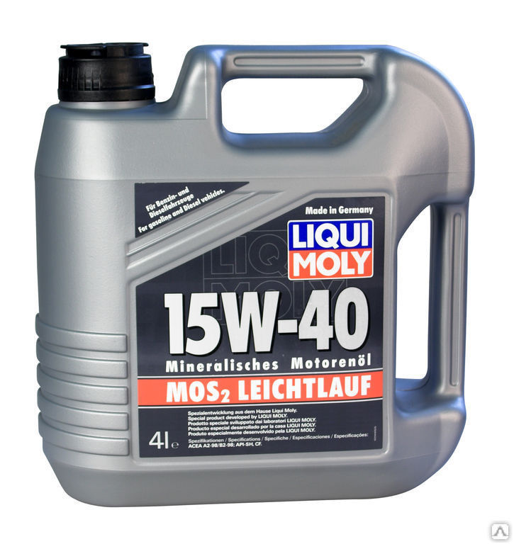 Моторное масло LIQUI MOLY MoS2 Leichtlauf 15W-40 5 л.