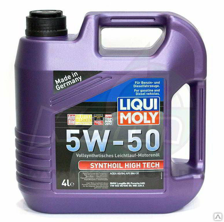 Моторное масло LIQUI MOLY Synthoil High Tech 5W-50 5 л.