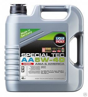 Моторное масло LIQUI MOLY Special Tec AA Diesel 5W-40 5 л.