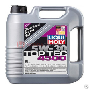 Моторное масло LIQUI MOLY Top Tec 4500 5W-30 5 л. 