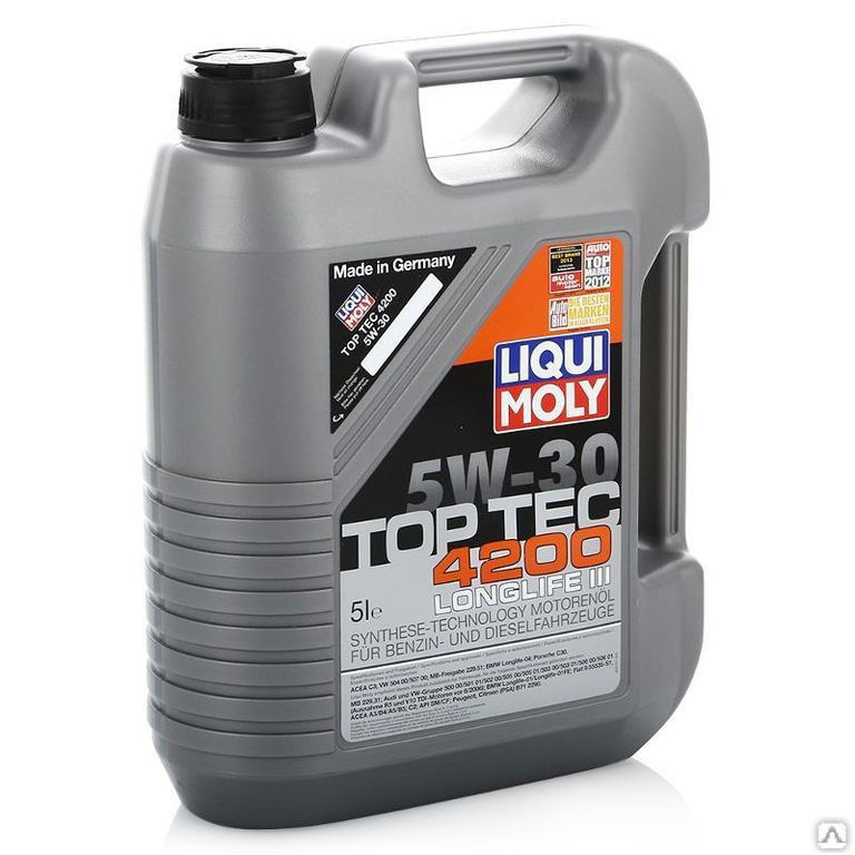 Моторное масло LIQUI MOLY Top Tec 4200 5W-30 5 л.