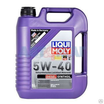 Моторное масло LIQUI MOLY Diesel Synthoil 5W-40 5 л.
