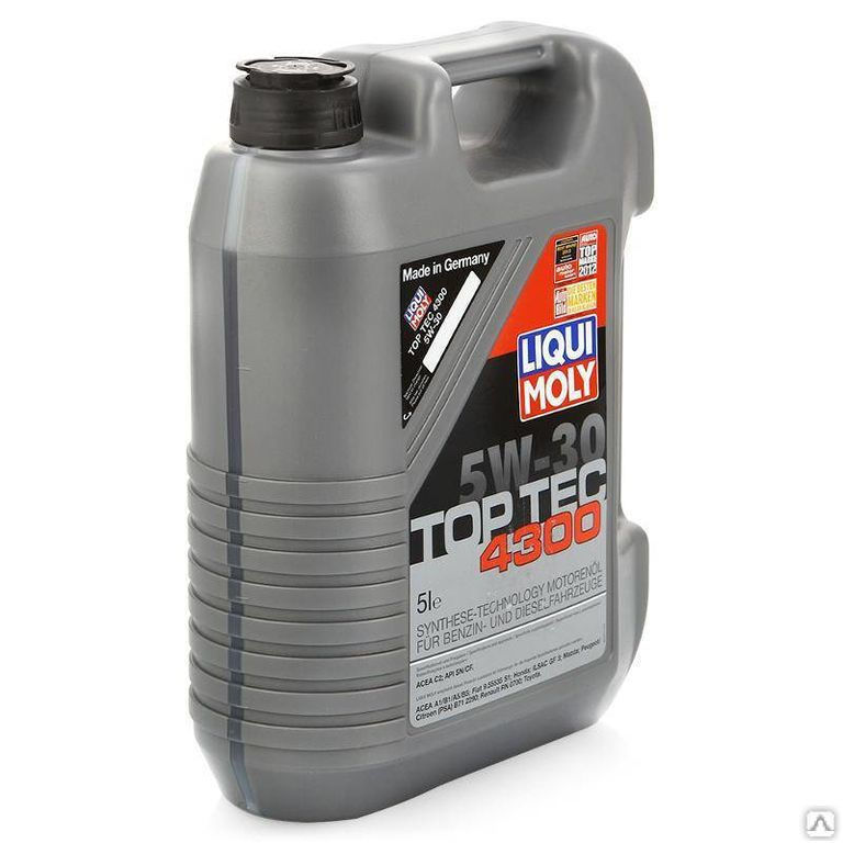 Моторное масло LIQUI MOLY Top Tec 4300 5W-30 5 л.