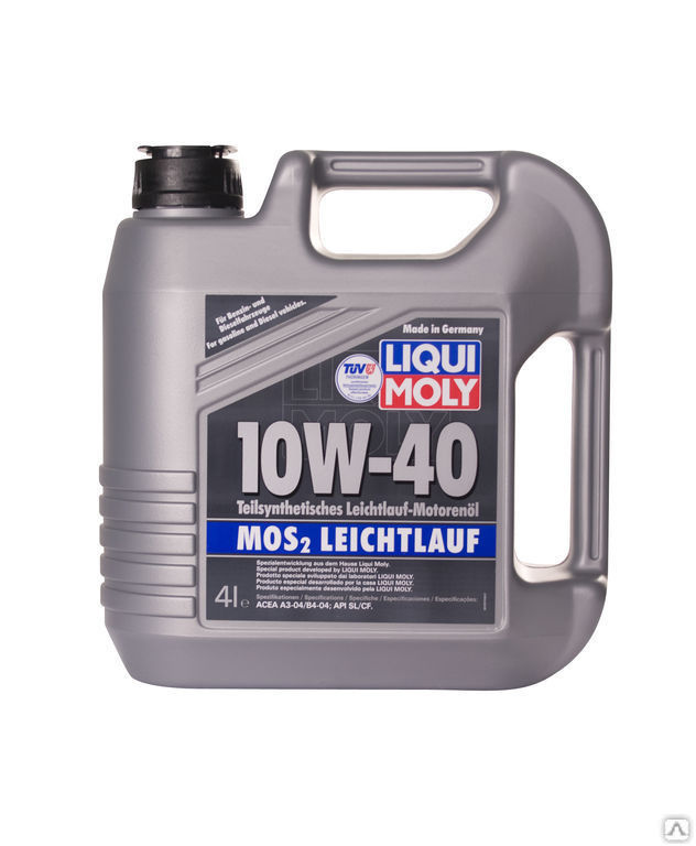 Моторное масло LIQUI MOLY MoS2 Leichtlauf 10W-40 5 л.