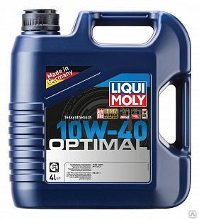 Моторное масло LIQUI MOLY Optimal 10W-40 4 л.
