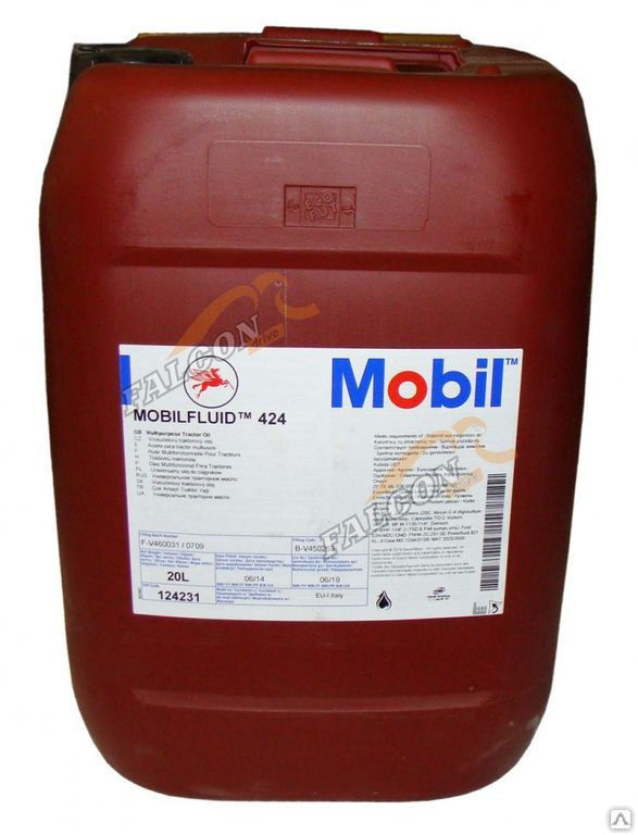 Многофункциональное тракторное масло Mobil Mobilfluid 424 (208л)