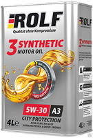 Моторное масло ROLF 3-synthetic 5W-30 ACEA A3/B4 4 л