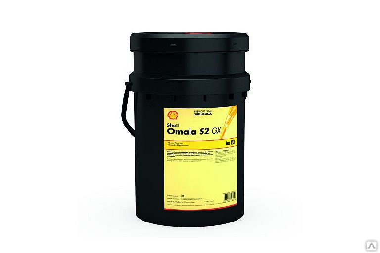 Редукторное масло Shell Omala S2 GX 68 20 л