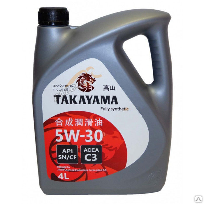 Масло моторное TAKAYAMA SAE 5W-30, API SN/CF C3 4 л. пластик