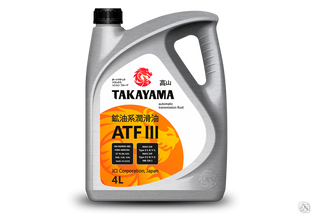 Трансмиссионное масло Масло TAKAYAMA ATF lll 4л 