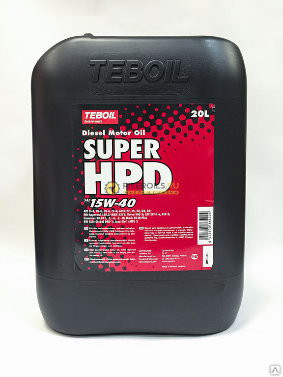 Масло моторное Teboil Super HPD 15W-40 20 л.