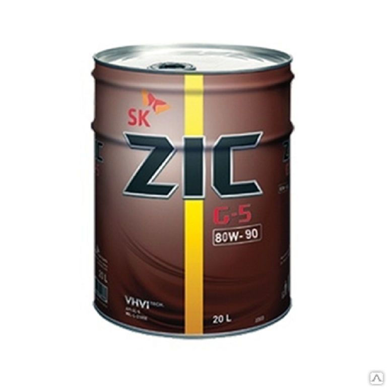 Трансмиссионное масло ZIC G-5 80W90 20л